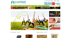 Desktop Screenshot of livewellstores.com